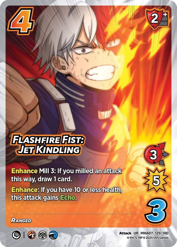Flashfire Fist: Jet Kindling (129) [MHA7] - UniVersus Single