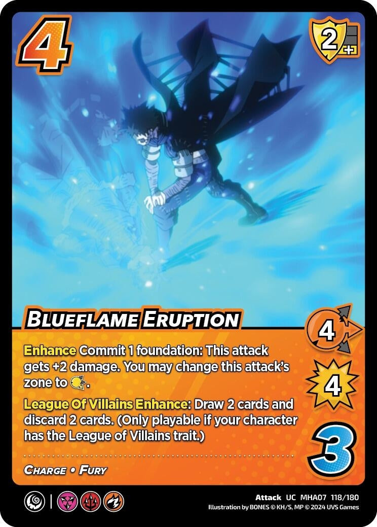 Blueflame Eruption (118) [MHA7] - UniVersus Single