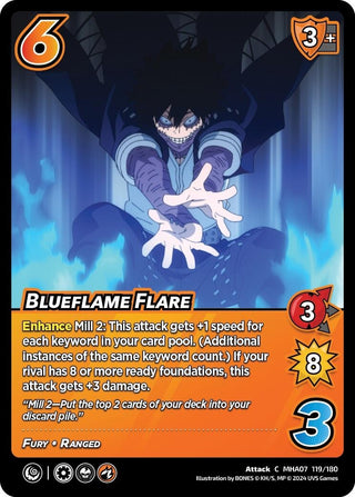 Blueflame Flare (119) [MHA7] - UniVersus Single