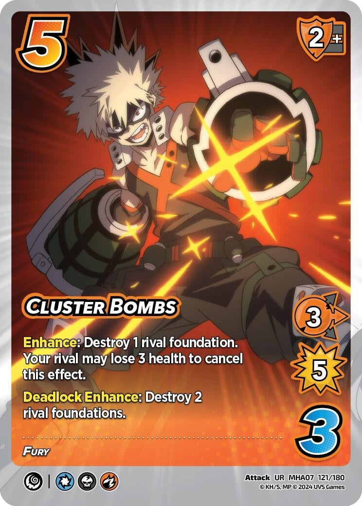 Cluster Bombs (121) [MHA7] - UniVersus Single