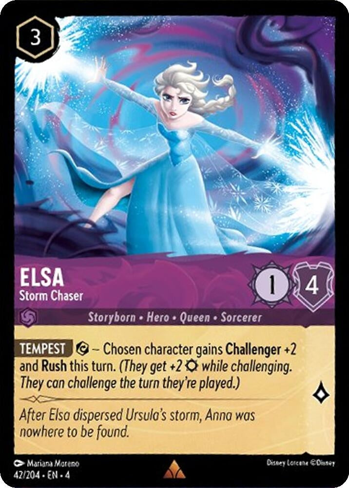 Elsa - Storm Chaser (42) (4) - Disney Lorcana Single