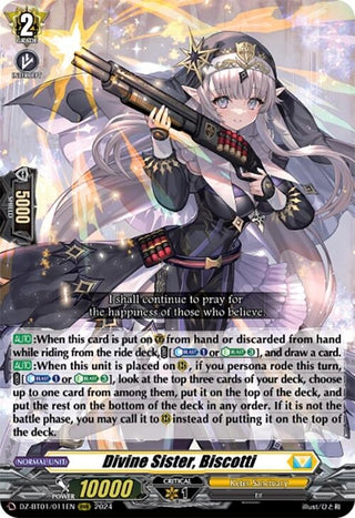 Divine Sister Biscotti (1011) [DZ-BT01] - Cardfight Vanguard Single
