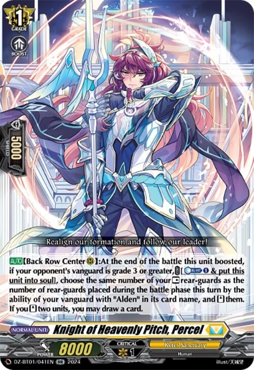 Knight of Heavenly Pitch Percel (1041) [DZ-BT01] - Cardfight Vanguard Single