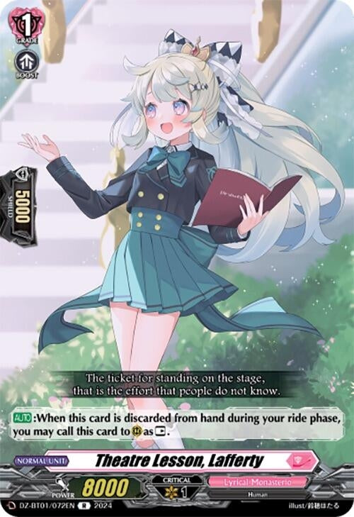 Theatre Lesson Lafferty (1072) [DZ-BT01] - Cardfight Vanguard Single