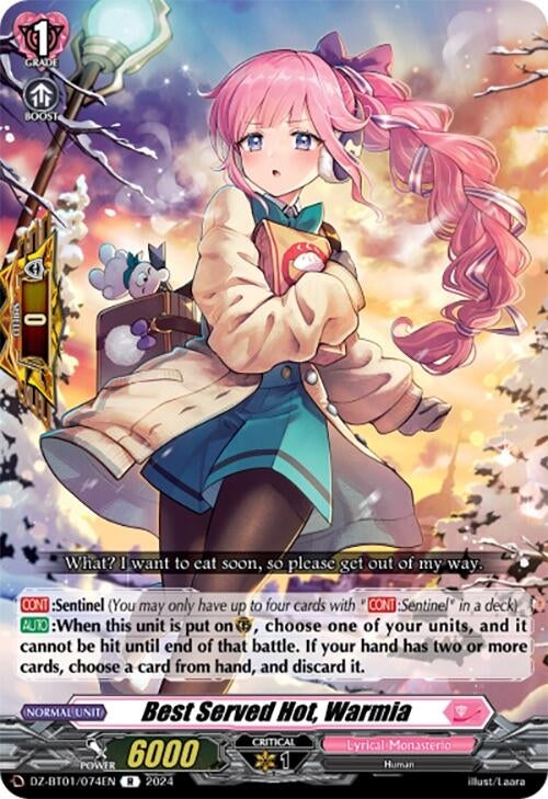 Best Served Hot Warmia (1074) [DZ-BT01] - Cardfight Vanguard Single