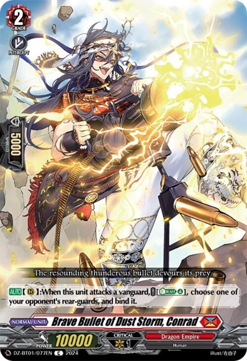 Brave Bullet of Dust Storm Conrad (1077) [DZ-BT01] - Cardfight Vanguard Single