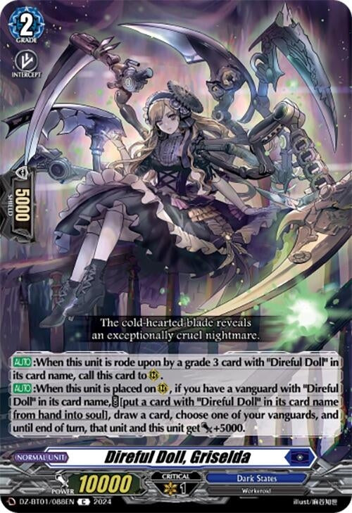 Direful Doll Griselda (1088) [DZ-BT01] - Cardfight Vanguard Single