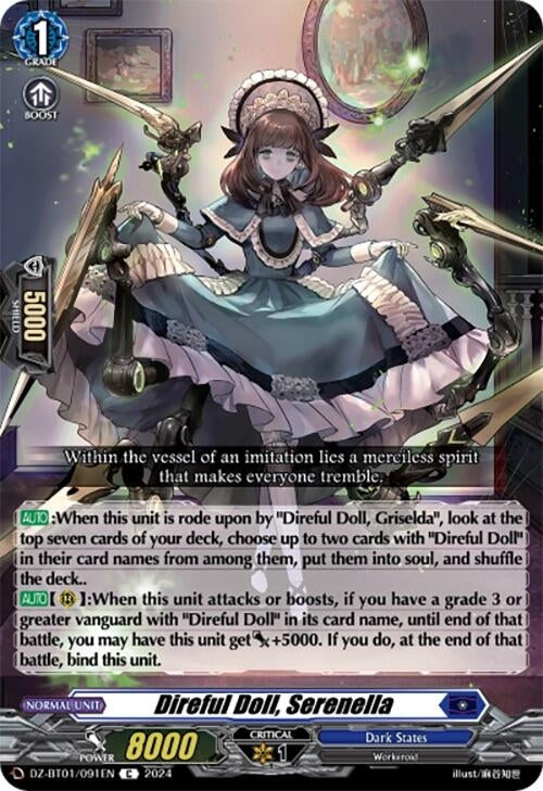 Direful Doll Serenella (1091) [DZ-BT01] - Cardfight Vanguard Single