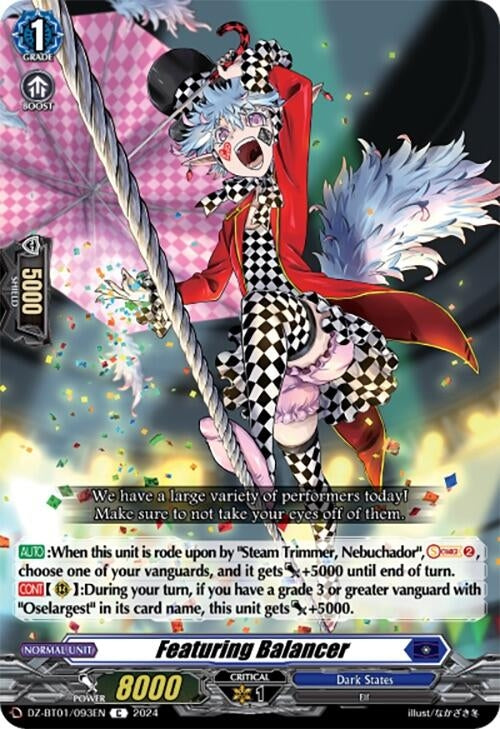 Featuring Balancer (1093) [DZ-BT01] - Cardfight Vanguard Single