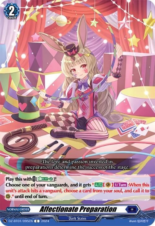 Affectionate Preparation (1095) [DZ-BT01] - Cardfight Vanguard Single