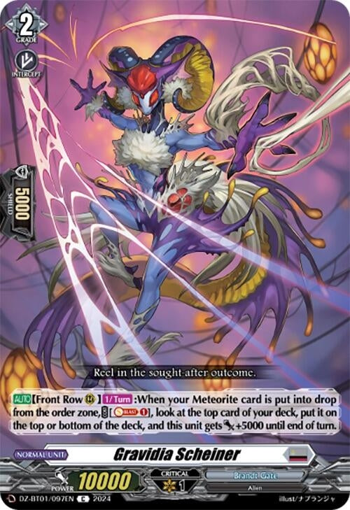 Gravidia Scheiner (1097) [DZ-BT01] - Cardfight Vanguard Single