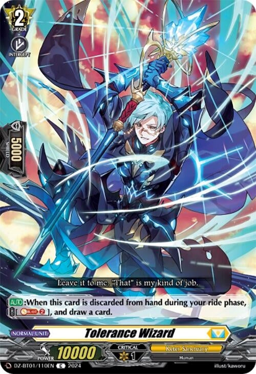 Tolerance Wizard (1110) [DZ-BT01] - Cardfight Vanguard Single