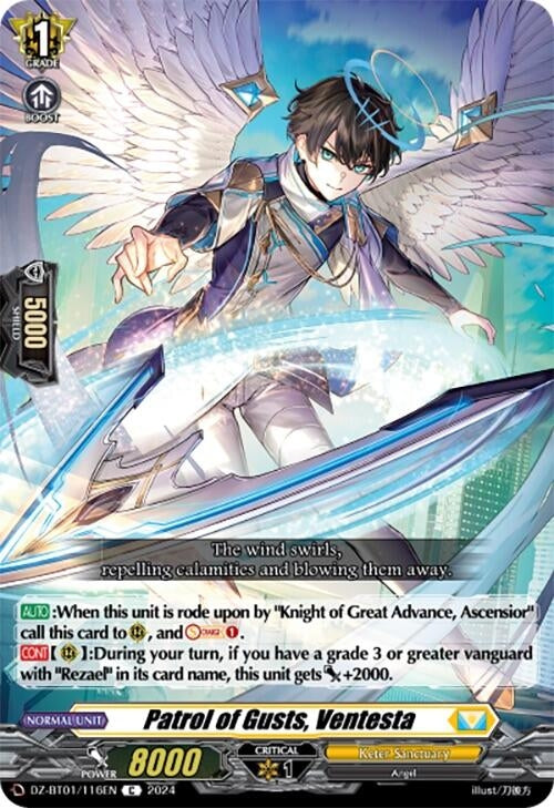 Patrol of Gusts Ventesta (1116) [DZ-BT01] - Cardfight Vanguard Single