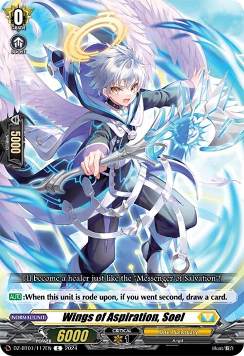Wings of Aspiration Soel (1117) [DZ-BT01] - Cardfight Vanguard Single