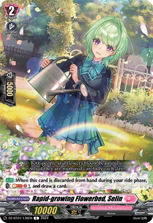 Rapid-growing Flowerbed Selin (1136) [DZ-BT01] - Cardfight Vanguard Single