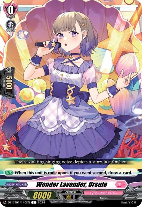 Wonder Lavender Ursule (1140) [DZ-BT01] - Cardfight Vanguard Single
