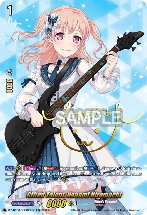 Gifted Talent Nanami Hiromachi (EXS) (103) [DZ-BT01] - Cardfight Vanguard Single