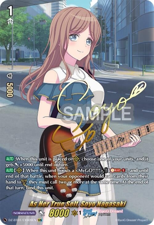 As Her True Self Soyo Nagasaki (EXS) (109) [DZ-BT01] - Cardfight Vanguard Single