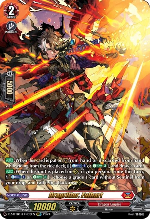 Dragritter Falhart (FFR) (103) [DZ-BT01] - Cardfight Vanguard Single