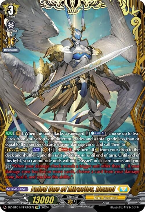 Fated One of Miracles Rezael (FFR) (110) [DZ-BT01] - Cardfight Vanguard Single