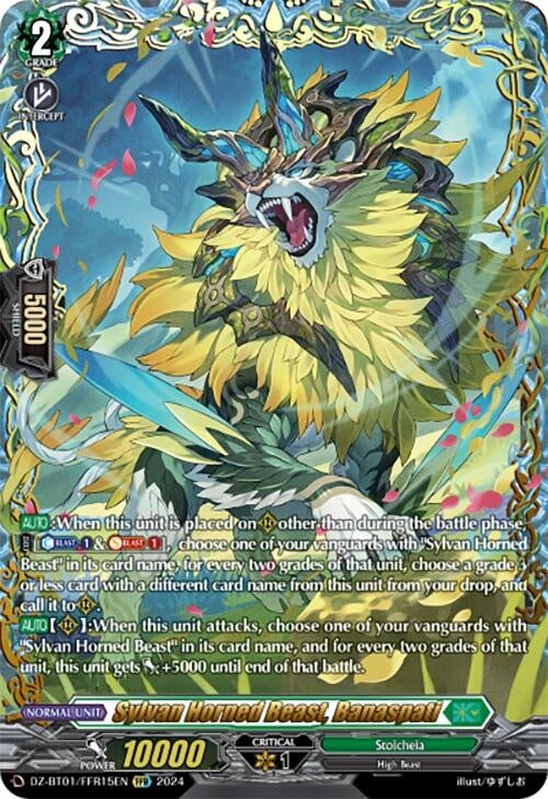 Sylvan Horned Beast Banaspati (FFR) (115) [DZ-BT01] - Cardfight Vanguard Single