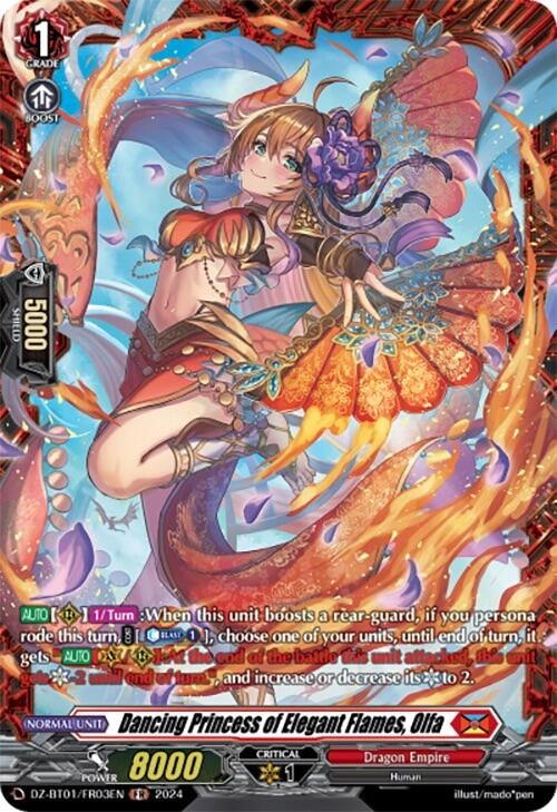 Dancing Princess of Elegant Flames Olfa (FR) (103) [DZ-BT01] - Cardfight Vanguard Single