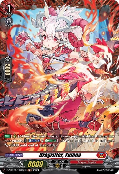 Dragritter Yumna (FR) (106) [DZ-BT01] - Cardfight Vanguard Single