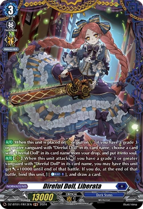 Direful Doll Liberata (FR) (113) [DZ-BT01] - Cardfight Vanguard Single