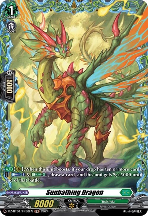 Sunbathing Dragon (FR) (138) [DZ-BT01] - Cardfight Vanguard Single