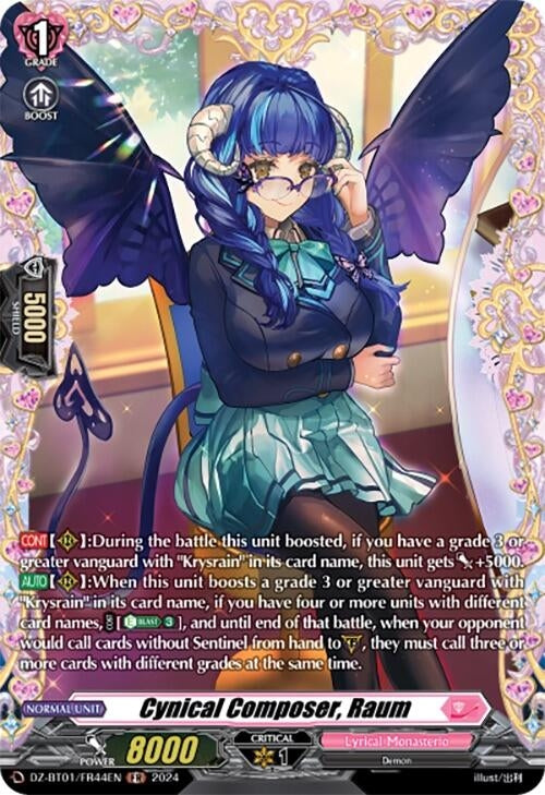 Cynical Composer Raum (FR) (144) [DZ-BT01] - Cardfight Vanguard Single