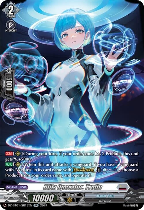 Blitz Operator Trolle (SR) (117) [DZ-BT01] - Cardfight Vanguard Single