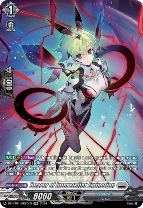 Bearer of Interstellar Extinction (SR) (120) [DZ-BT01] - Cardfight Vanguard Single