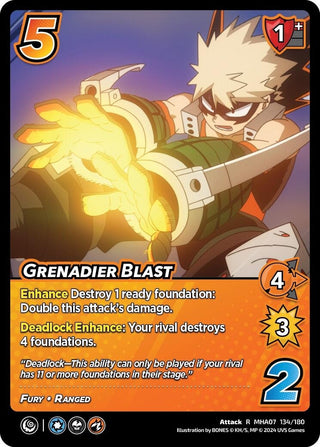 Grenadier Blast (134) [MHA7] - UniVersus Single