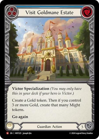 Visit Goldmane Estate (225) [MST] - Flesh and Blood TCG Single