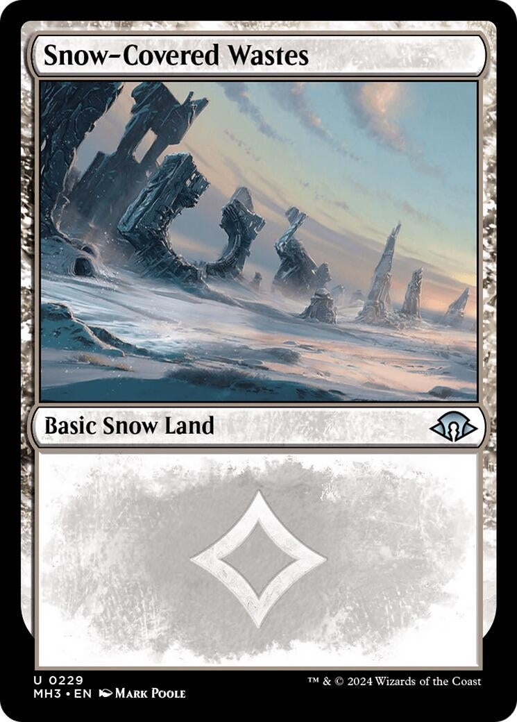 Snow-Covered Wastes (0229) (229) [MH3] - MTG Single