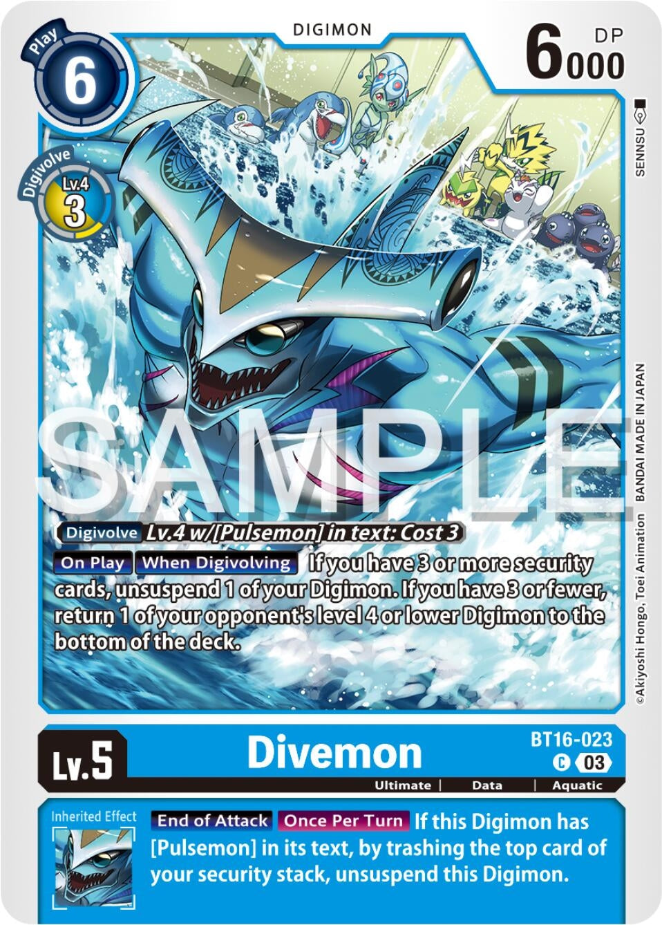 Divemon (16023) [BT16] - Digimon Card Game Single