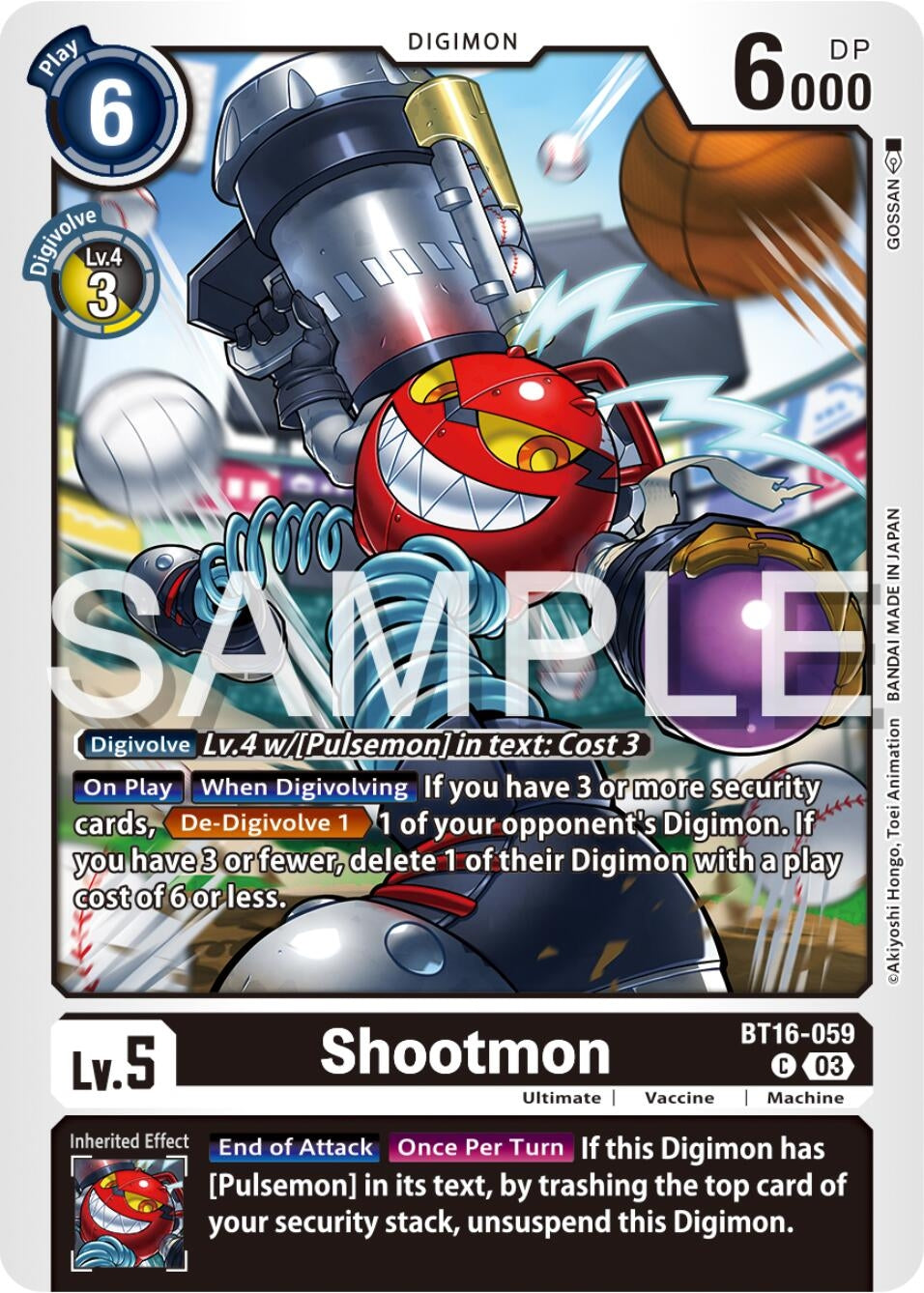 Shootmon (16059) [BT16] - Digimon Card Game Single