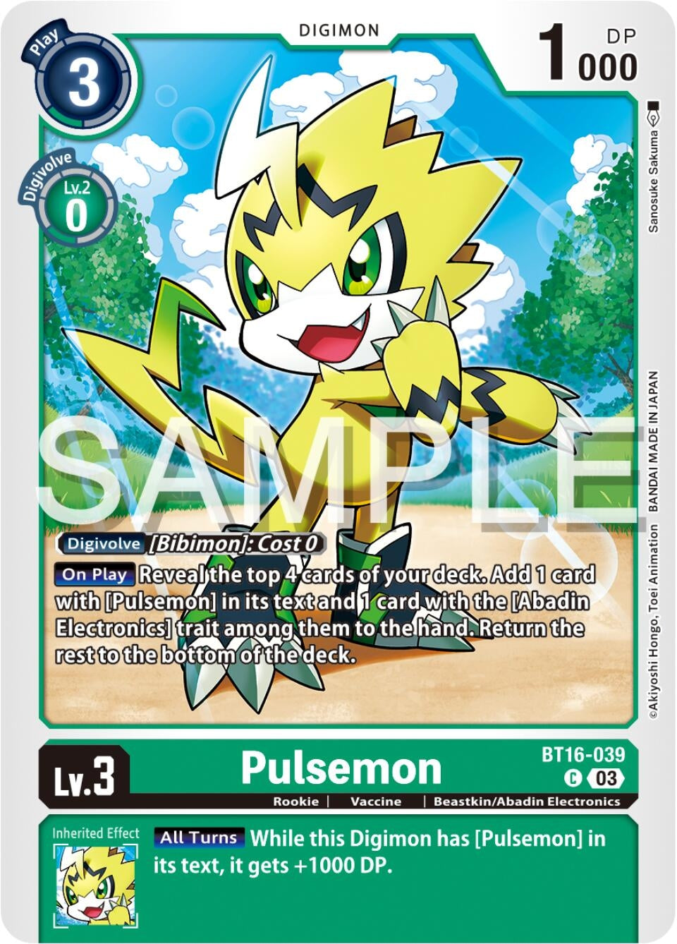 Pulsemon (16039) [BT16] - Digimon Card Game Single