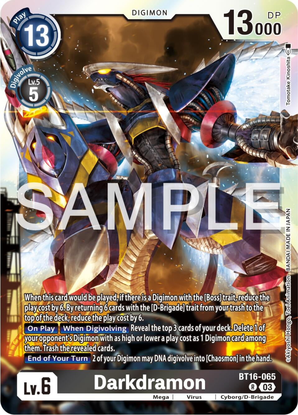Darkdramon (16065) [BT16] - Digimon Card Game Single