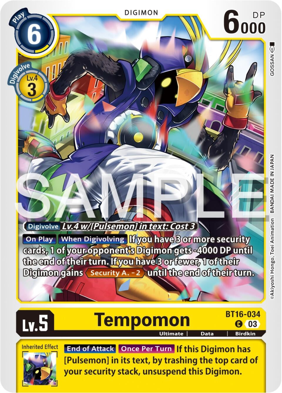 Tempomon (16034) [BT16] - Digimon Card Game Single