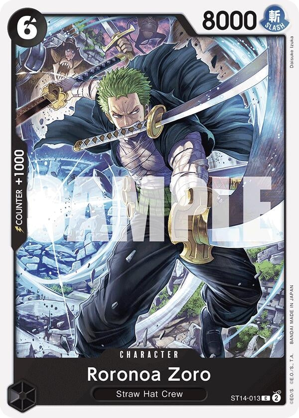 Roronoa Zoro (14013) (ST-14) - One Piece Card Game Single