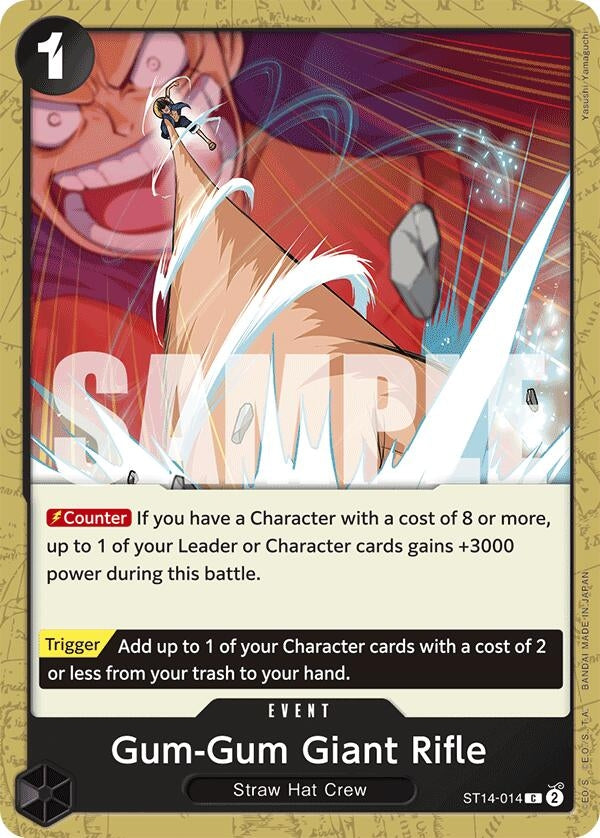 Gum-Gum Giant Rifle (14014) (ST-14) - One Piece Card Game Single
