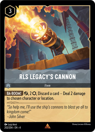 RLS Legacy’s Cannon (202) (4) - Disney Lorcana Single