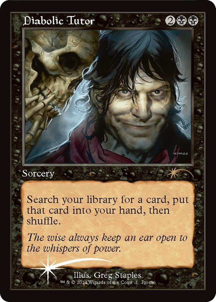 Diabolic Tutor [WPN] - MTG Single
