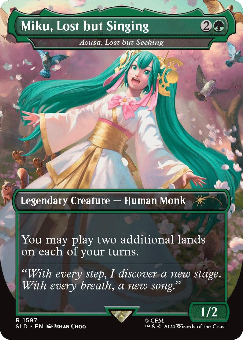 Miku Lost but Singing - Azusa Lost but Seeking (1597) [SLD] - MTG Single