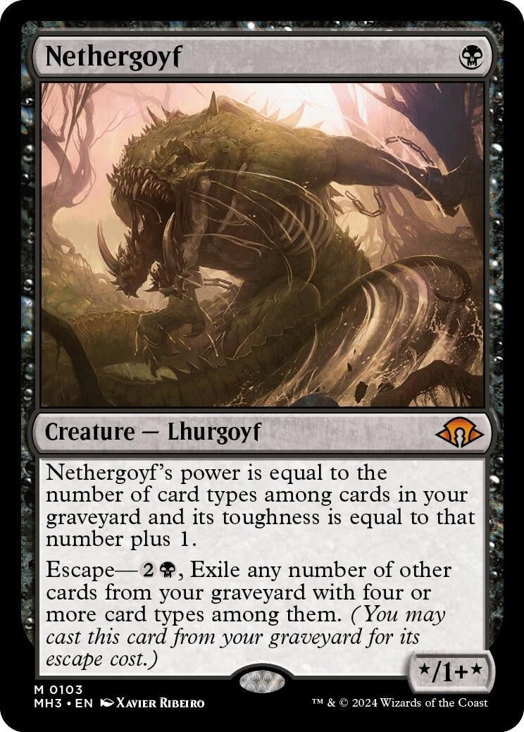 Nethergoyf (103) [MH3] - MTG Single