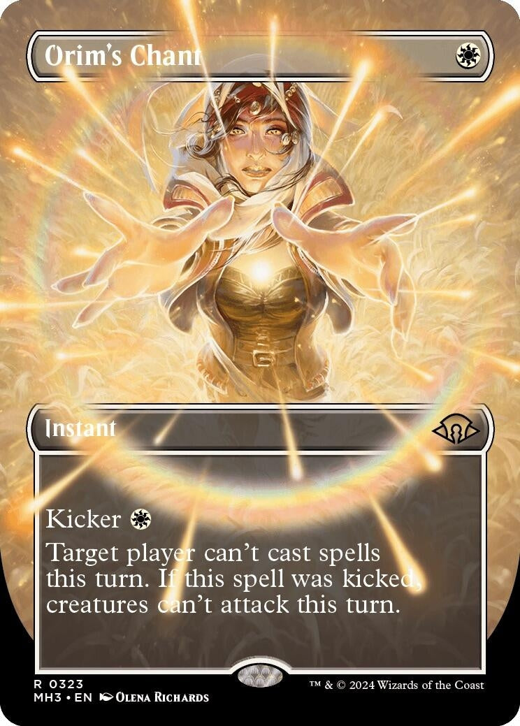 Orim’s Chant (Borderless) (323) [MH3] - MTG Single