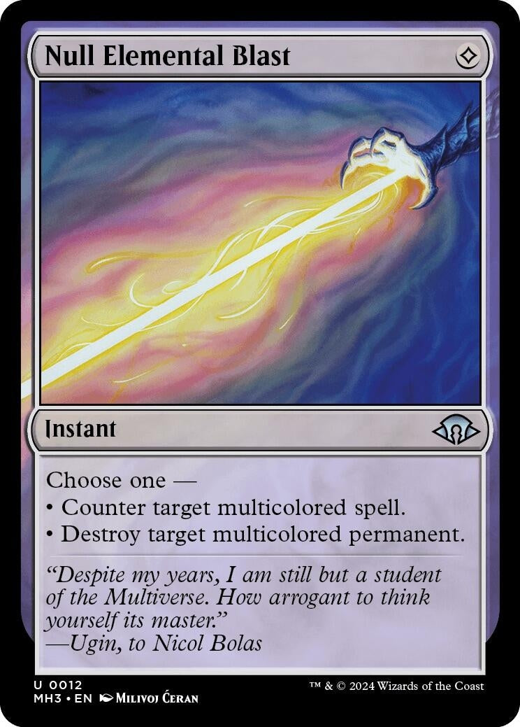 Null Elemental Blast (12) [MH3] - MTG Single