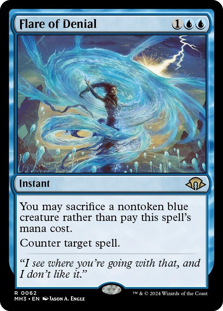 Flare of Denial (62) [MH3] - MTG Single