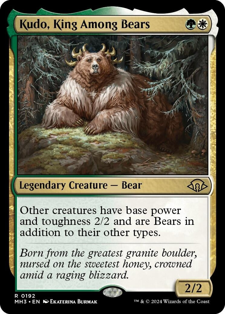 Kudo King Among Bears (192) [MH3] - MTG Single